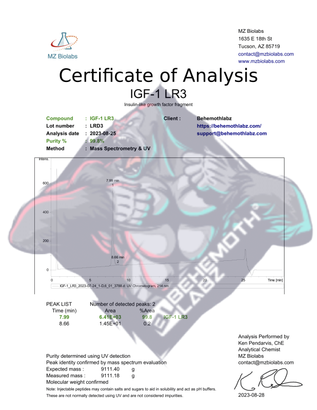 BEHEMOTH LABZ igf-1
